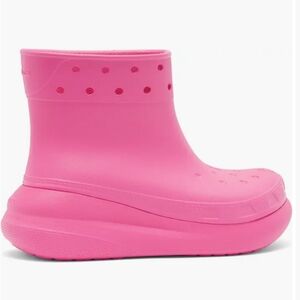 Crocs Crush Waterproof Platform Boot Size 6 Pink NWT